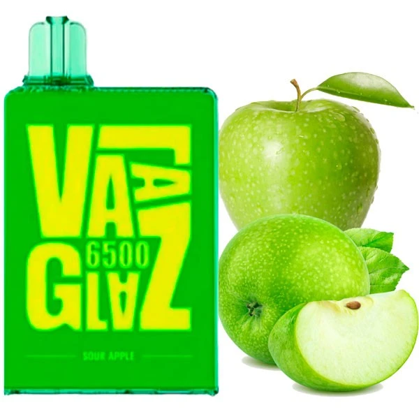 Одноразова електронна сигарета VAAL Glaz Sour Apple (Сауер Яблуко) (6500 Затяжок)