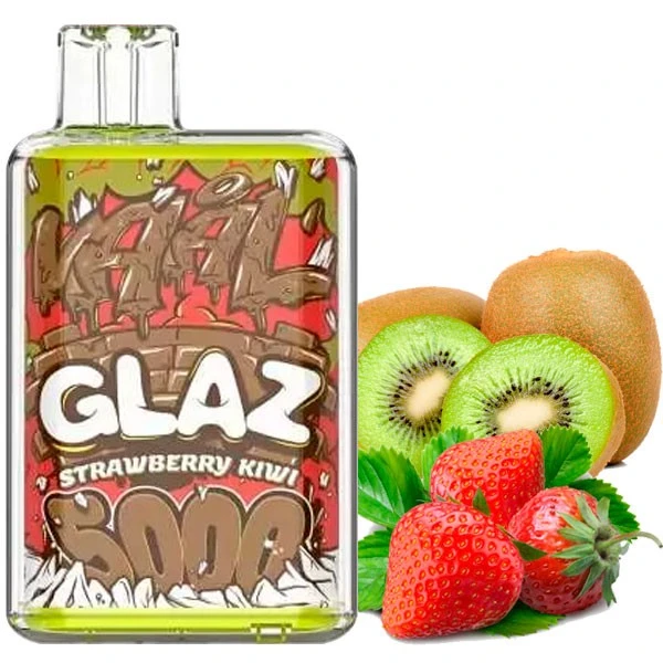 Одноразова електронна сигарета VAAL Glaz Strawberry Kiwi (Полуниця Ківі) (5000 Затяжок)