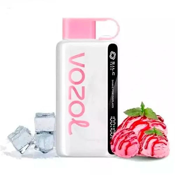 Одноразова електронна сигарета Vozol Star Strawberry Ice Cream (Полуниця Морозиво) (12000 Затяжок)