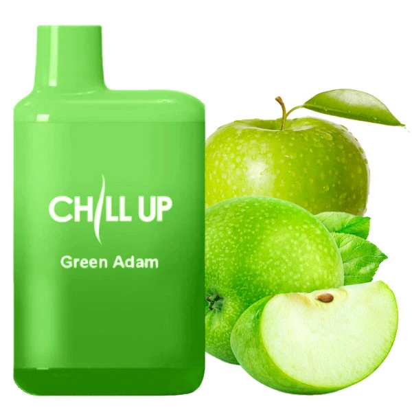 Одноразовая электронная сигарета Chill Up Green Apple (Зеленое Яблоко) (4000 Затяжек)