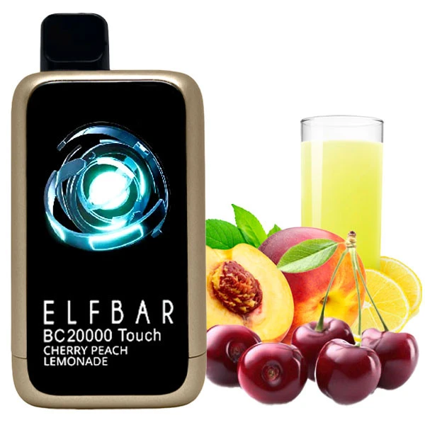 Одноразова електронна сигарета Elf Bar BC Touch Cherry Peach Lemonade (Вишня Персик Лимонад) (20000 Затяжок)