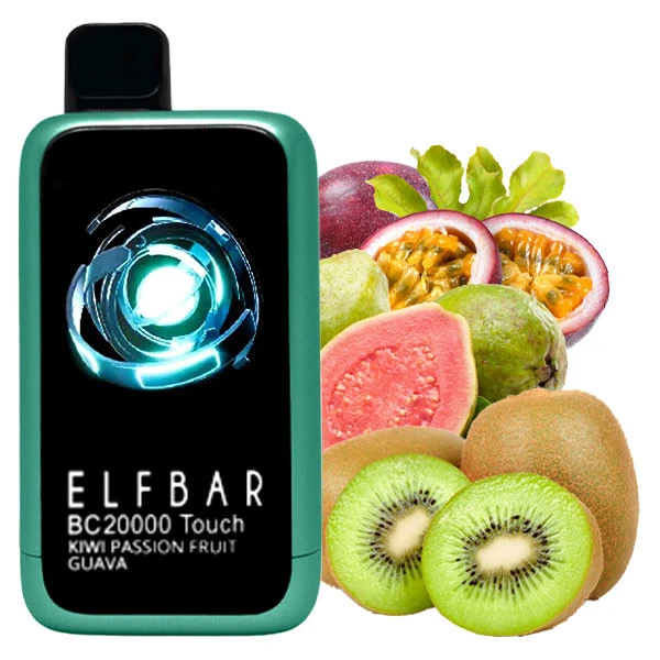 Одноразова електронна сигарета Elf Bar BC Touch Kiwi Passion Fruit Guava (Ківі Маракуя Гуава) (20000 Затяжок)