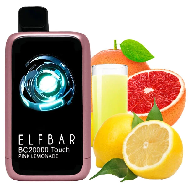 Одноразова електронна сигарета Elf Bar BC Touch Pink Lemonade (Пінк Лимонад) (20000 Затяжок)