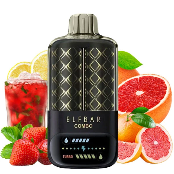 Одноразова електронна сигарета Elf Bar Combo Pink Lemonade + Grapefruit (Пінк Лимонад + Грейпфрут) (25000 Затяжок)