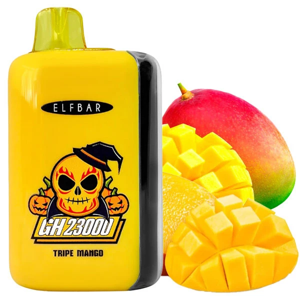 Одноразовая электронная сигарета Elf Bar GH Tripe Mango (Трайп Манго) (23000 затяжек) (2% Nic)