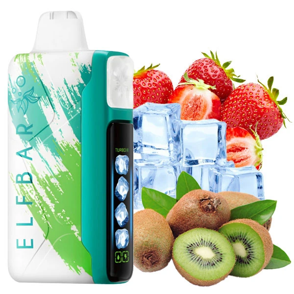 Одноразова електронна сигарета Elf Bar Ice King Strawberry Kiwi Ice (Полуниця Ківі Лід) (30000 Затяжок)