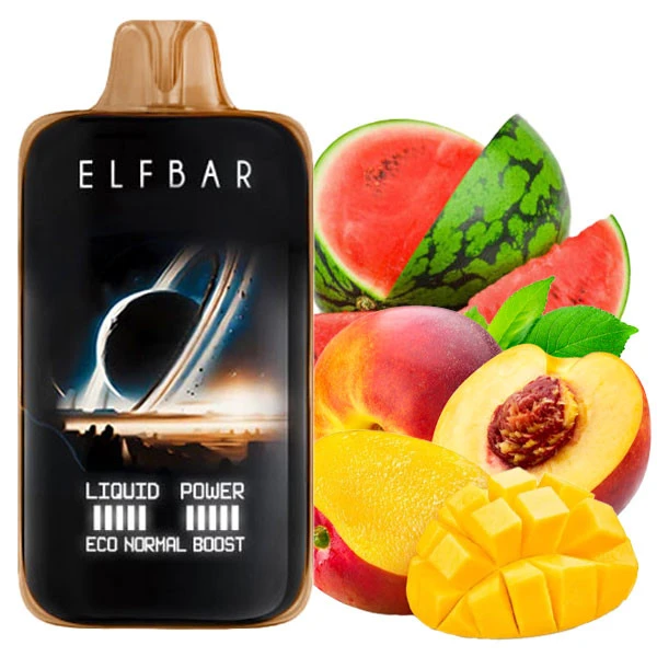 Одноразовая электронная сигарета Elf Bar MoonNight Mango Peach Watermelon (Манго Персик Арбуз) (40000 Затяжек)