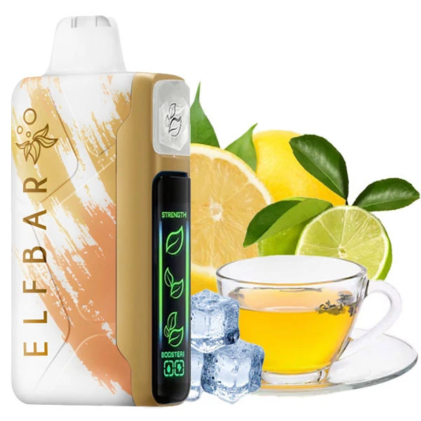 Одноразова електронна сигарета Elf Bar Nic King Lemon Lime Ice Tea (Лимон Лайм Лiд Чай) (30000 Затяжок)