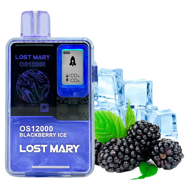 Одноразовая электронная сигарета Lost Mary OS Blackberry Ice (Ежевика Лед) (12000 Затяжек)