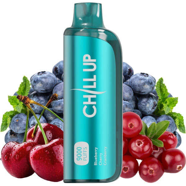 Одноразовая электронная сигарета Chill Up Blueberry Cherry Cranberry (Черника Вишня Клюква) (9000 Затяжек)