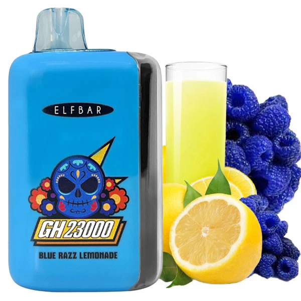 Одноразова електронна сигарета Elf Bar GH Blue Razz Lemonade (Блу Разз Лимонад) (23000 затяжок) (2% Nic)