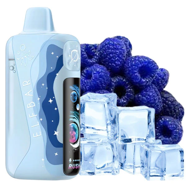 Одноразовая электронная сигарета Elf Bar Lush King Pro Blue Razz Ice (Блу Разз Айс) (40000 Затяжек)