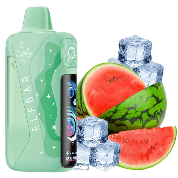Одноразовая электронная сигарета Elf Bar Lush King Pro Watermelon Ice (Арбуз Лед) (40000 Затяжек)