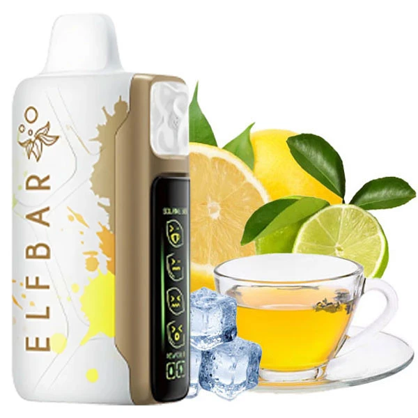 Одноразовая электронная сигарета Elf Bar Sour Lemon Lime Ice Tea (Лимон Лайм Лед Чай) (30000 Затяжек)