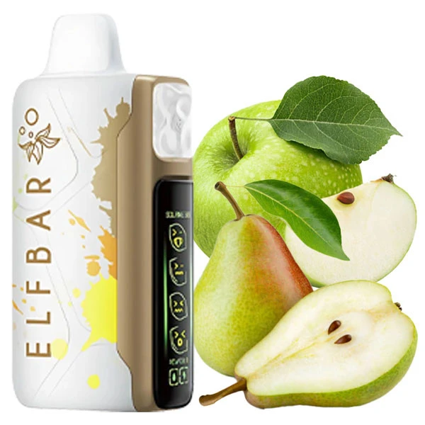 Одноразовая электронная сигарета Elf Bar Sour King Sour Apple Pear (Сауэр Яблоко Груша) (30000 Затяжек)
