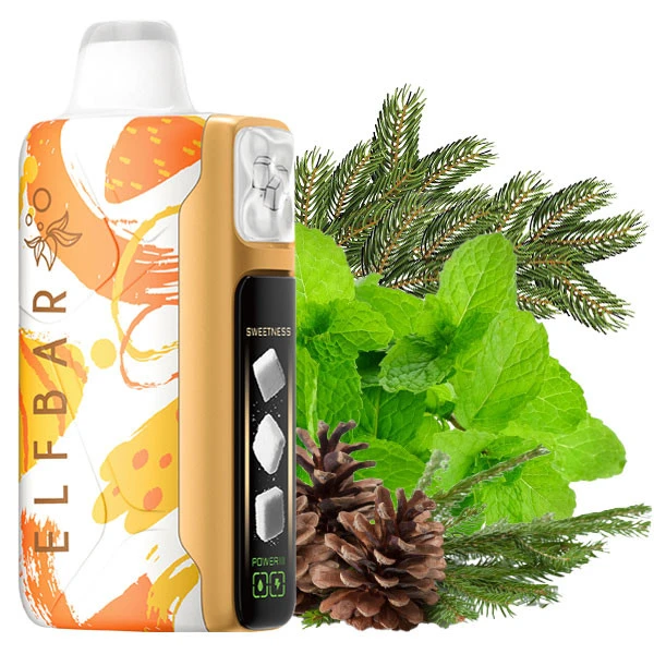 Одноразовая электронная сигарета Elf Bar Sweet King Pine Needle Mint (Пайн Нидл Минт) (30000 Затяжек)