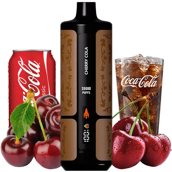 Одноразова електронна сигарета SMPO TRON  Cherry Cola (Вишня Кола) (35000 Затяжок)