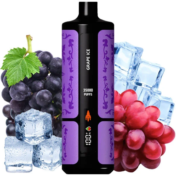 Одноразова електронна сигарета SMPO TRON Grape Ice (Виноград Лід) (35000 Затяжок)