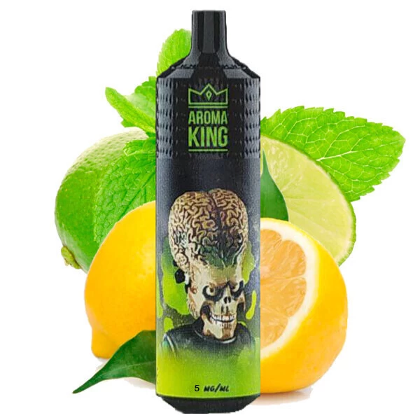 Одноразова електронна сигарета Aroma King Mars Lemon Lime (Лимон Лайм) (9000 Затяжок)