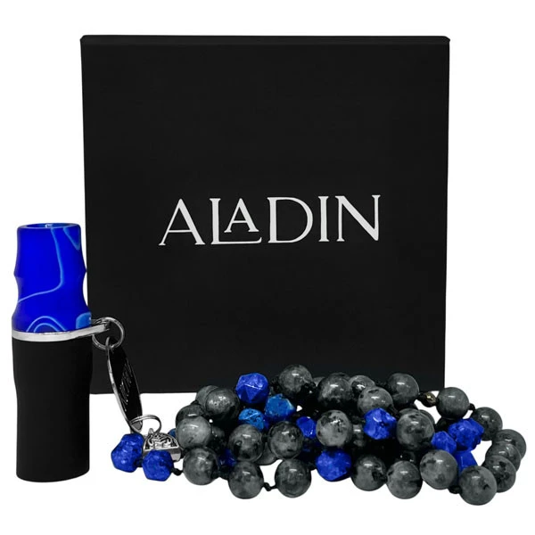 Персональный мундштук в упаковке Aladin Premium 02 (Синий)
