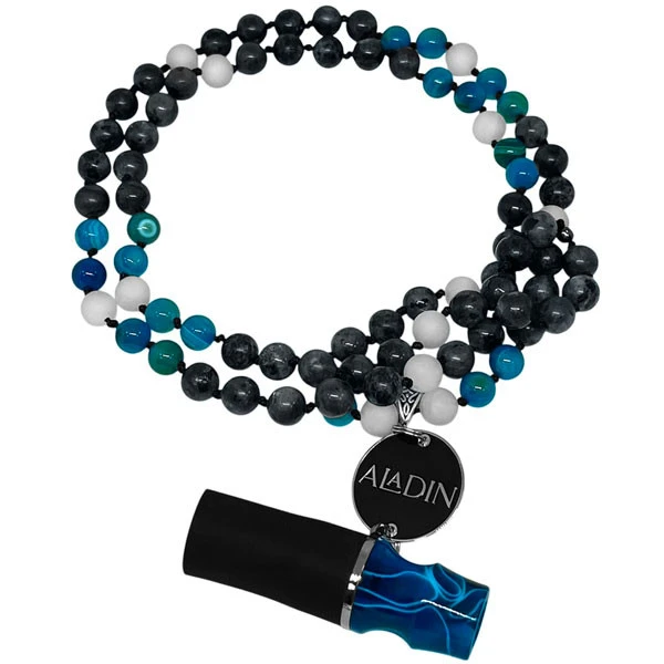 Персональный мундштук в упаковке Aladin Premium (Синий)
