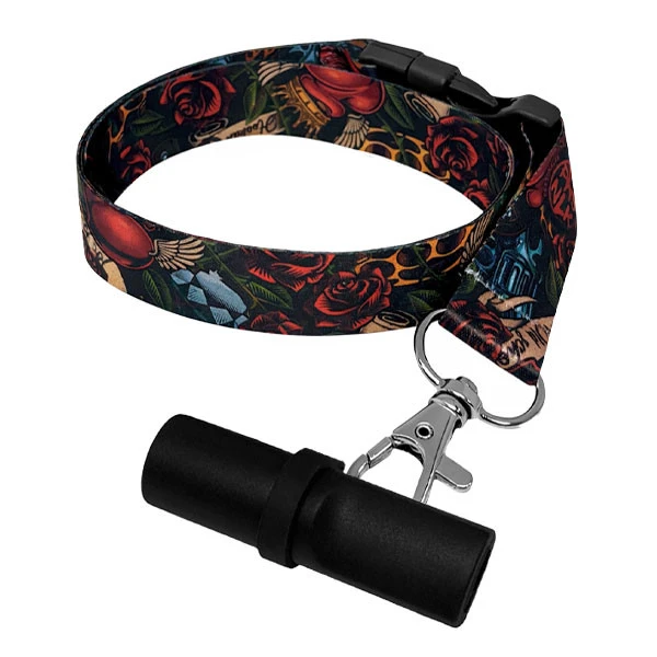 Персональний мундштук в упаковці Personalka Silicone Pro Old School (Червоний з чорним)