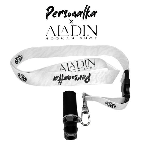 Персональный мундштук в упаковке Aladin x Personalka AP014 (Черный с белым)