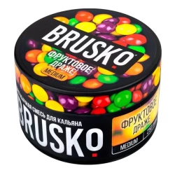 Безтютюнова Суміш Brusko Medium Line Фрукти Драже 250 гр