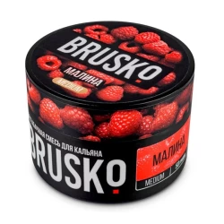 Безтютюнова суміш Brusko Medium Line Малина 50 гр