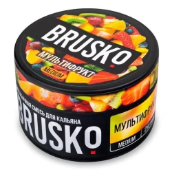 Безтютюнова Суміш Brusko Medium Line Мультифрукт 250 гр