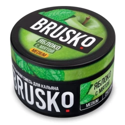 Безтютюнова Суміш Brusko Medium Line Яблуко М'ята 250 гр