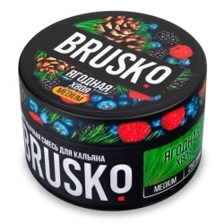 Безтютюнова Суміш Brusko Medium Line Ягоди Хвоя 250 гр