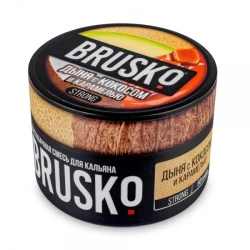 Безтютюнова суміш Brusko Strong Line Диня з кокосом і карамель 50 гр