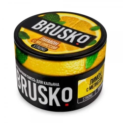 Безтютюнова суміш Brusko Strong Line Лимон з Мелісою 50 гр