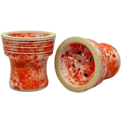 Чаша Глиняна Sweet Bowls Unika Glaze (Orange Dot)