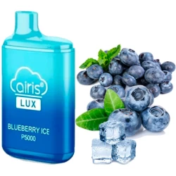 Одноразова електронна сигарета Airis Lux Blueberry Ice (Чорниця Лід) (P5000 Затяжок)