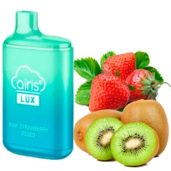 Одноразова електронна сигарета Airis Lux Kiwi Strawberry (Ківі Полуниця) (P5000 Затяжок)