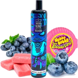 Одноразова електронна сигарета Aroma King Blueberry Bubblegum (Чорниця Бабл Гам) (5000 Затяжок)