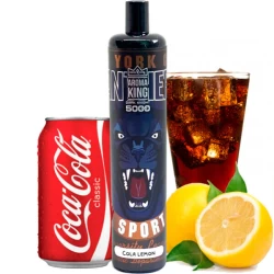 Одноразова електронна сигарета Aroma King Cola Lemon (Кола Лимон) (5000 Затяжок)