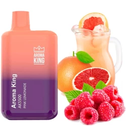 Одноразова електронна сигарета Aroma King Pink Lemonade (Пінк Лимонад) (5500 Затяжок)