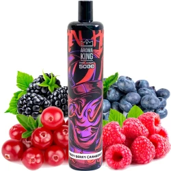 Одноразова електронна сигарета Aroma King Very Berry Cranberry (Вері Ягода Журавлина) (5000 Затяжок)