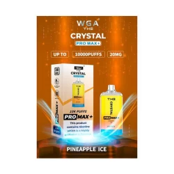 Одноразова електронна сигарета Crystal Pro Max Pineapple Ice (Ананас Лід) (10000 Затяжок)