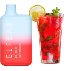 Одноразова електронна сигарета Elf Bar BC Red Mojito (Червоний Мохіто) (3000 Затяжок)