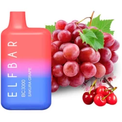 Одноразова електронна сигарета Elf Bar BC Sakura Grape (Сакура Виноград) (3000 Затяжок)