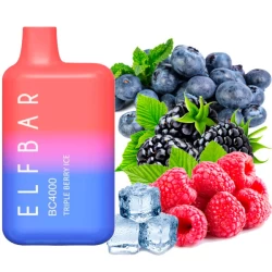 Одноразова електронна сигарета Elf Bar BC Triple Berry Ice (Тріпл Ягода Лід) (4000 Затяжок)