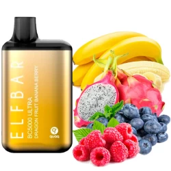 Одноразова електронна сигарета Elf Bar BC Ultra Dragon Fruit Banana Berry (Пітайя Банан Ягода) (5000 Затяжок)