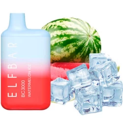 Одноразова електронна сигарета Elf Bar BC Watermelon Ice (Кавун Лід) (3000 Затяжок)