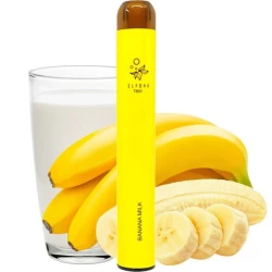 Одноразова електронна сигарета Elf Bar Banana Milk (Банан Молоко) (800 Затяжок) (З Фільтром)