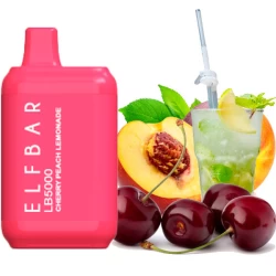 Одноразова електронна сигарета Elf Bar LB Cherry Peach Lemonade (Вишня Персик Лимонад) (5000 Затяжок)