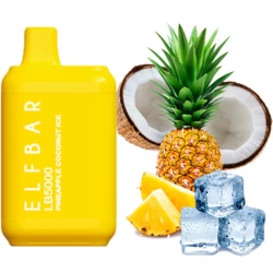 Одноразова електронна сигарета Elf Bar LB Pineapple Coconut Ice (Ананас Кокос Лід) (5000 Затяжок)